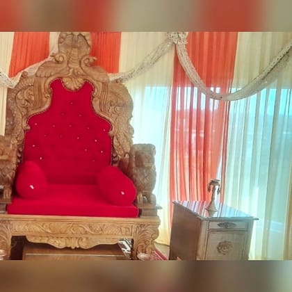 Ceremonial Carved Throne