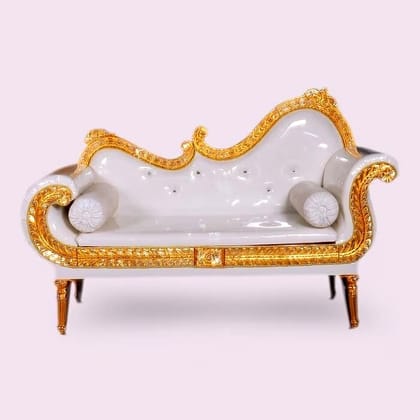 Gilded Carved Chaise Lounge