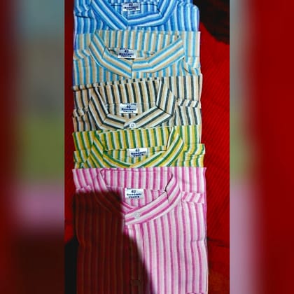 Handloom Striped Kurta
