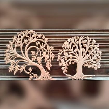 Carved Vine Relief Panel